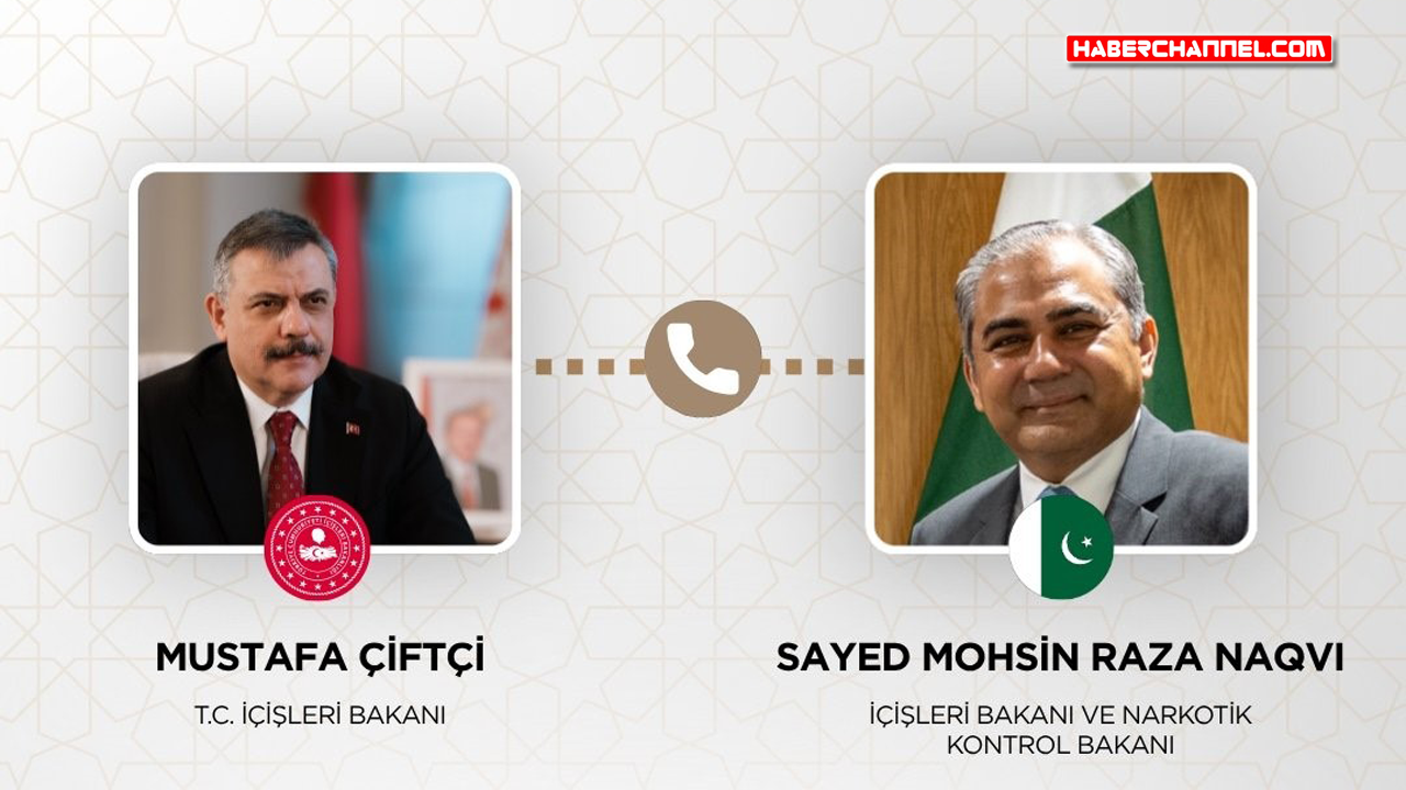 Bakan Mustafa Çiftçi, Pakistanlı mevkidaşı Sayed Naqvi ile görüştü