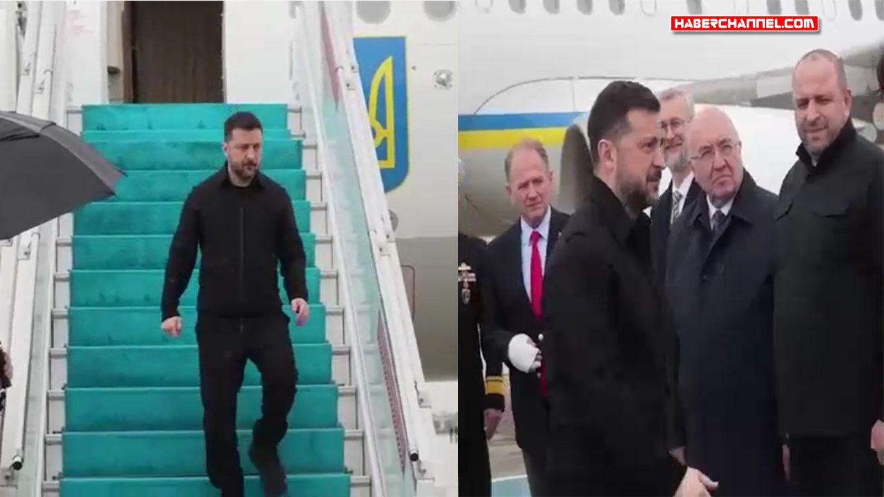 Ukrayna Devlet Başkanı Zelenski. İstanbul'a geldi