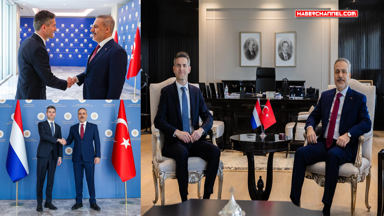 Bakan Hakan Fidan, Hollandalı mevkidaşı Tom Berendsen ile görüştü