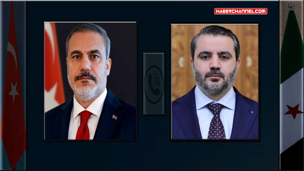 Bakan Hakan Fidan, Suriyeli mevkidaşı Esad Hasan Şeybani ile telefonda görüştü