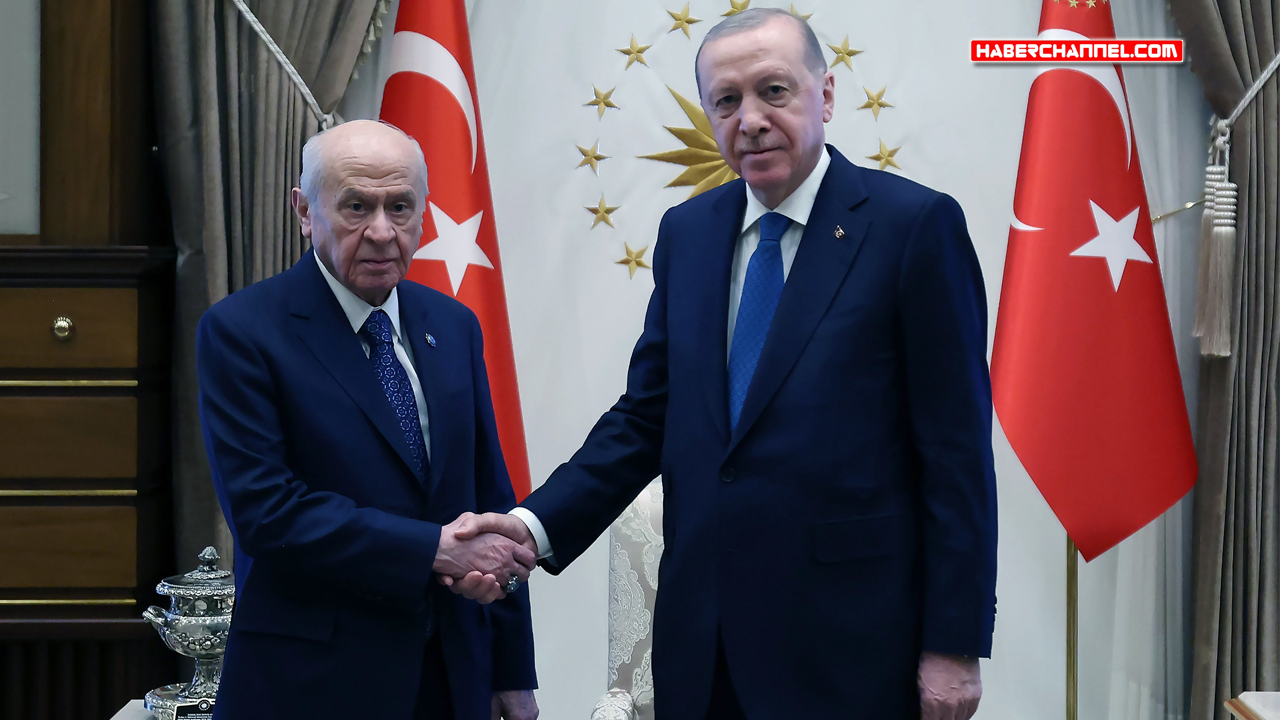 Cumhurbaşkanı Erdoğan, Bahçeli'yi kabul etti