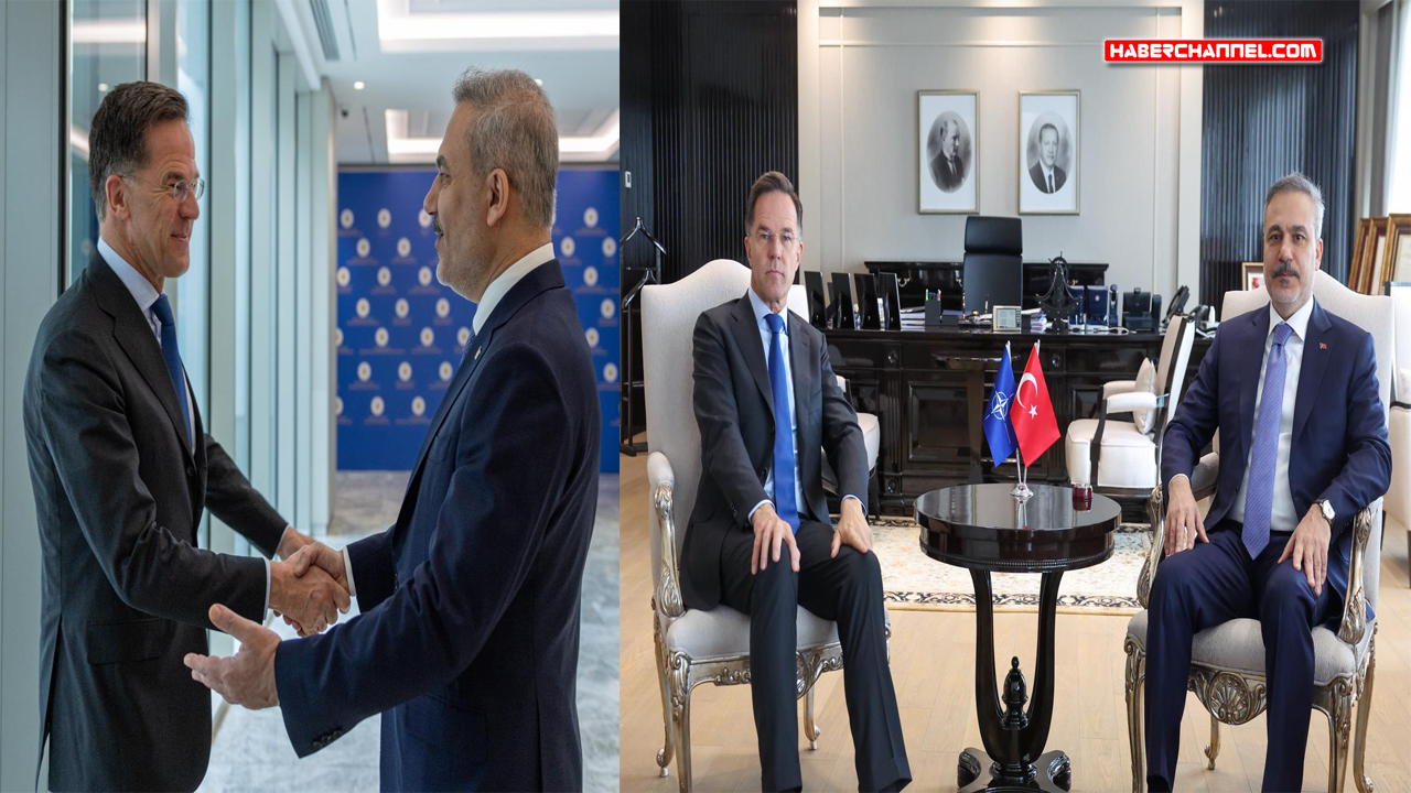 Bakan Hakan Fidan, NATO Genel Sekreteri Mark Rutte ile görüştü