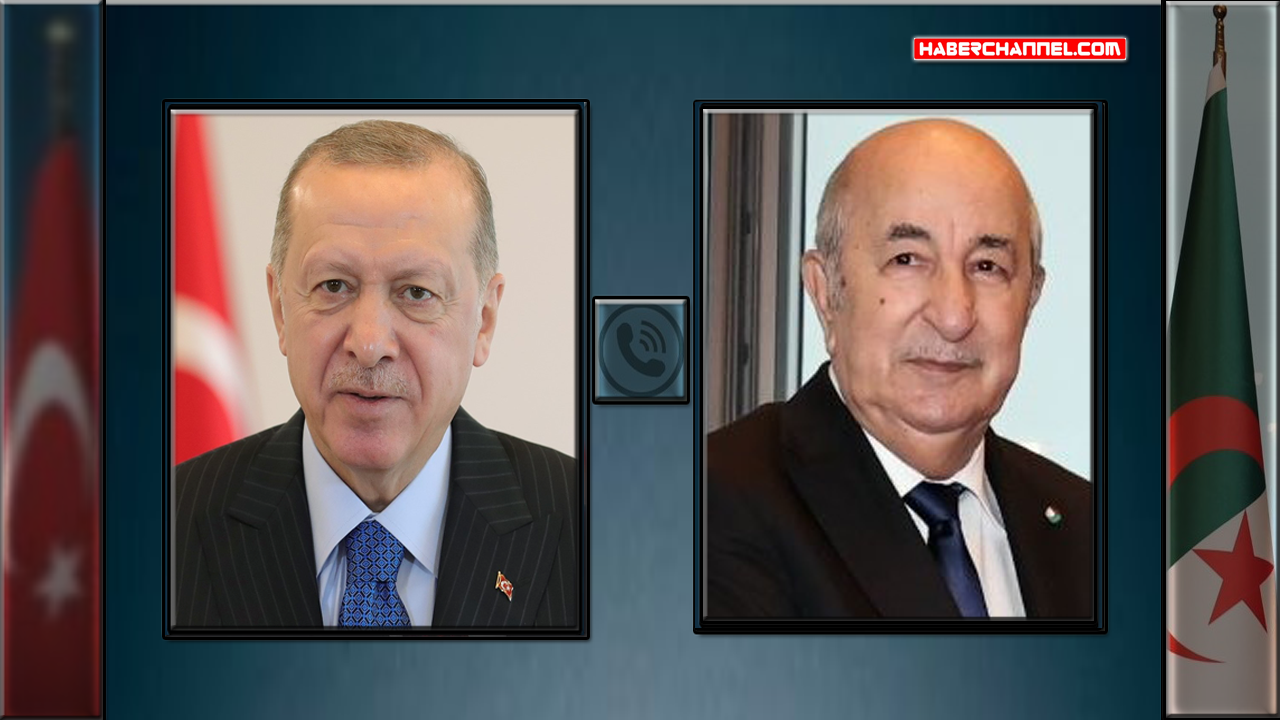 Cumhurbaşkanı Erdoğan, Cezayirli mevkidaşı Tebbun ile telefonda görüştü