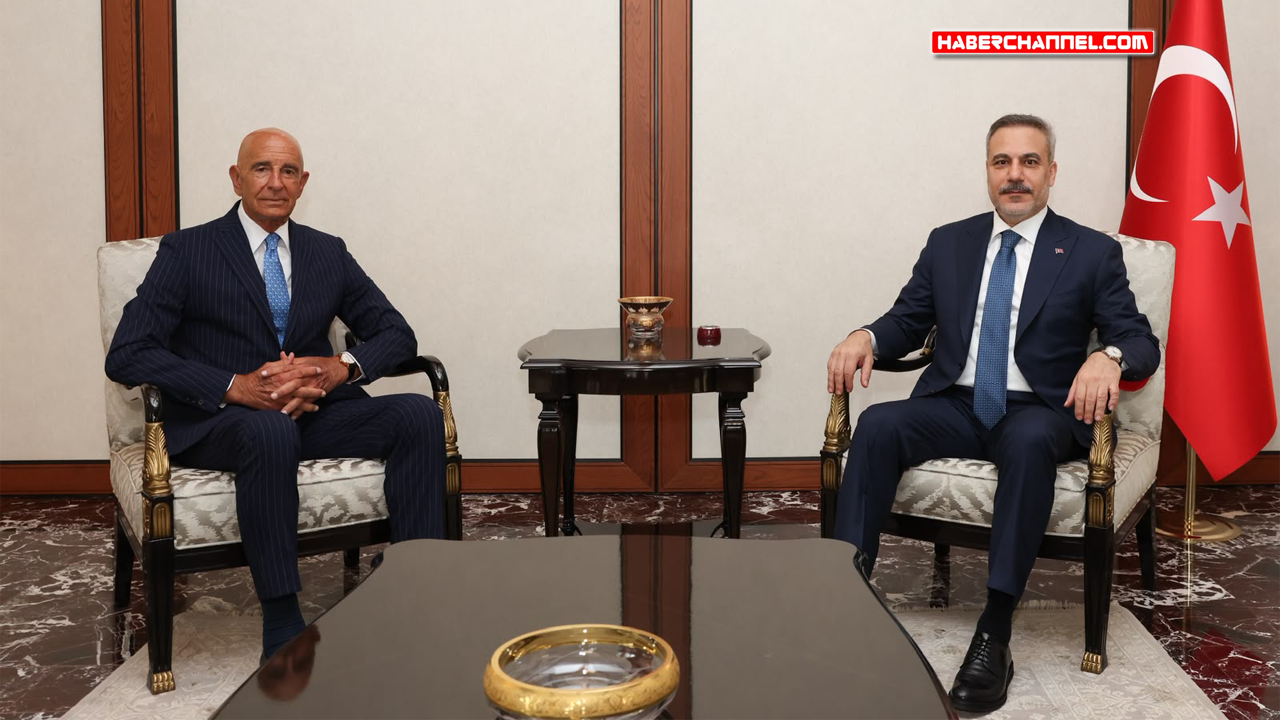 Bakan Hakan Fidan, ABD Büyükelçisi Tom Barrack'ı kabul etti