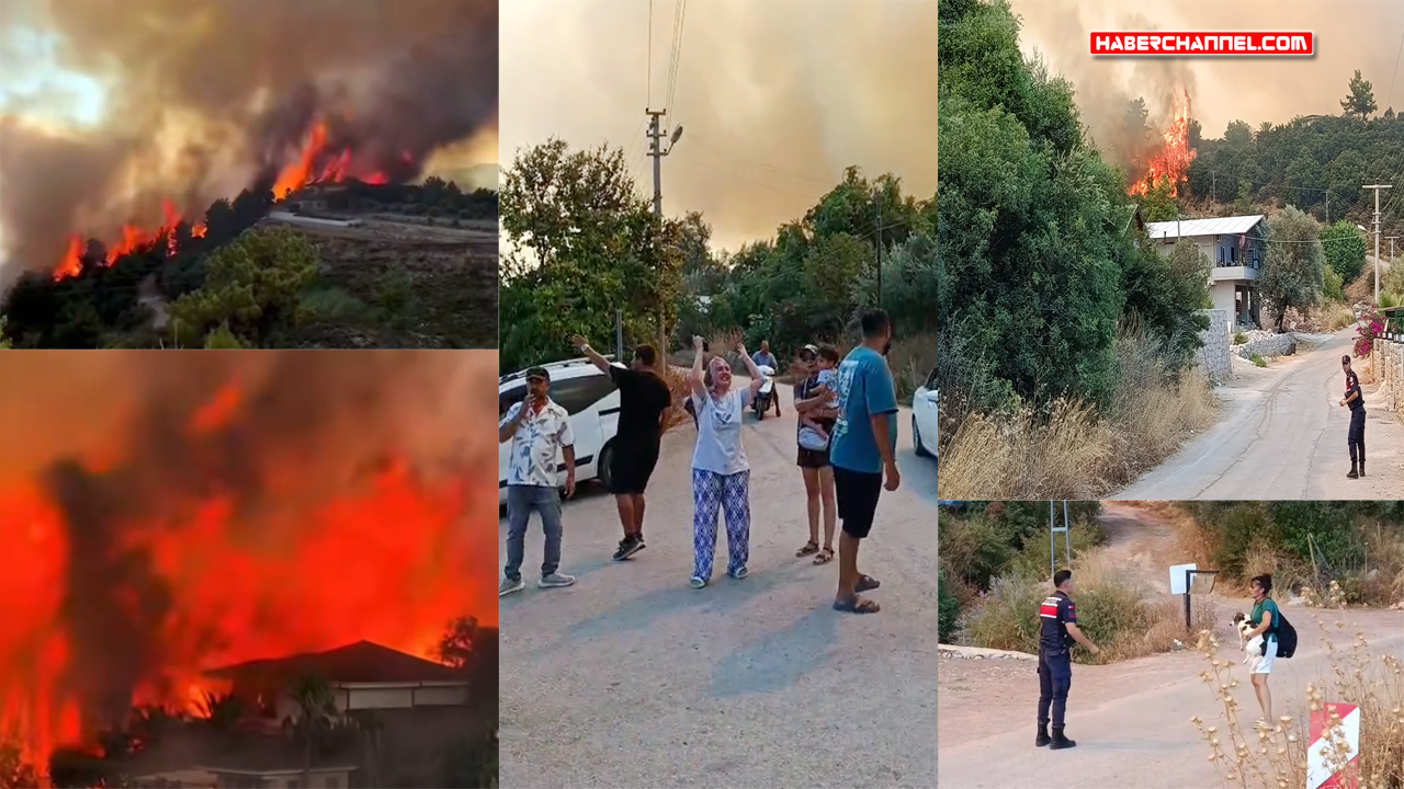 Kumluca'da orman yangını; Yazır Mahallesi tahliye ediliyor