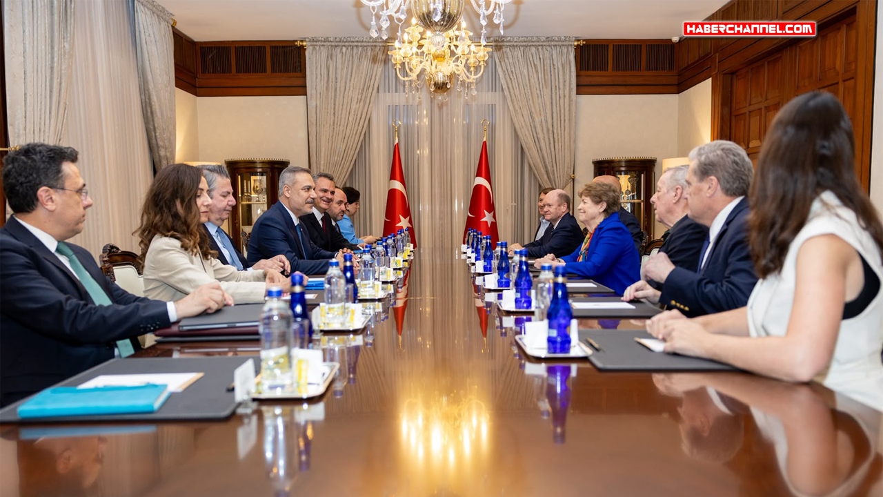 Bakan Hakan Fidan, ABD Senatosu NATO Gözlem Grubu Eş Başkanı Jeanne Shaheen'i kabul etti