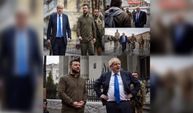  İngiltere Başbakanı Johnson, Kiev sokaklarında