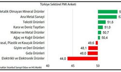 İSO Türkiye Sektörel PMI: Dört sektörde Şubat'ta üretim arttı
