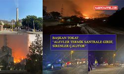 Milas yangınında 5'inci gün; yangın termik santrala sıçradı