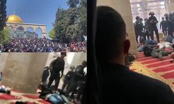 Cuma namazı sonrası Mescid-i Aksa’da Müslümanlara şiddetli müdahale