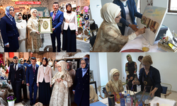 Emine Erdoğan 'Ekolojik Sanat' sergisini ziyaret etti