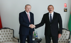 Cumhurbaşkanı Erdoğan, Azerbaycan Cumhurbaşkanı İlham Aliyev ile görüştü