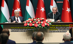 Cumhurbaşkanı Erdoğan, Filistin Devlet Başkanı Abbas ile ortak basın toplantısı...