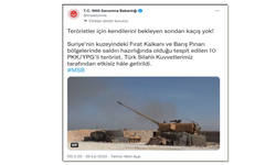 MSB: "10 terörist etkisiz hale getirildi"