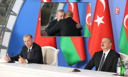 Erdoğan ile Aliyev ortak basın toplantı düzenledi...