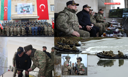 Azerbaycan-Türkiye ortak tatbikatında hedefler tam isabetle vuruldu...
