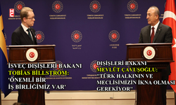 Bakan Çavuşoğlu, Tobias Billström ile ortak basın toplantısı düzenledi