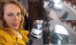 Beyoğlu'nda oyuncu Ayten Soykök'ün geçirdiği kaza kamerada...