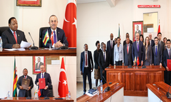 Dışişleri Bakanı Çavuşoğlu Zimbabve Dışişleri Bakanı Shava ile görüştü
