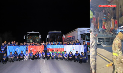747 kurtarıcıyla sahada bulunan Azerbaycan’dan yeni ekip...