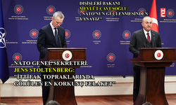 Bakan Çavuşoğlu ile NATO Genel Sekreteri Stoltenberg'den ortak basın toplantısı...