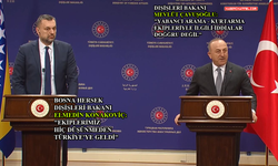 Bakan Çavuşoğlu ve Bosna Hersek Dışişleri Bakanı Konakoviç ortak basın toplantısı...