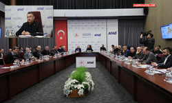 AFAD'da deprem bölgesindeki çalışmalara ilişkin koordinasyon toplantısı...