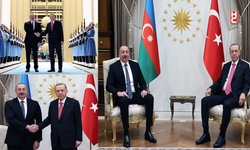 Cumhurbaşkanı Erdoğan, Azerbaycan Cumhurbaşkanı Aliyev ile bir araya geldi...