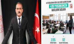 Bakan Özer: "Afet bölgemizden tayin talep eden 4 bin 97 öğretmen ve personel nakledildi"