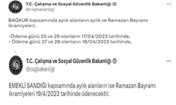 Bayram ikramiyeleri 17 Nisan'da ödenmeye başlanacak...