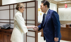 Olena Zelenska, Güney Kore lideri Yoon Suk Yeol ile görüştü