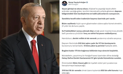 Cumhurbaşkanı Erdoğan: "Devlet-millet el ele vererek yaralarımızı süratle sarıyoruz"