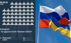 Ukrayna Hava Kuvvetleri: "Rusya, 54 İHA ile saldırdı"