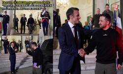 Emmanuel Macron ve Volodimir Zelenski Paris’te bir araya geldi