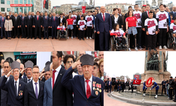 Taksim Cumhuriyet Anıtı’nda 19 Mayıs töreni...