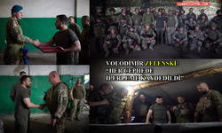 Ukrayna Devlet Başkanı Volodimir Zelenski’den cepheye ziyaret