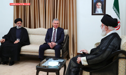 Özbekistan Cumhurbaşkanı Mirziyoyev, İran Dini Lideri Hamaney ile Tahran'da görüştü...