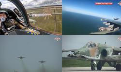 Rusya Hava Kuvvetleri, Ukrayna mevzilerini ve zırhlılarını vurdu...