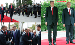 Cumhurbaşkanı Erdoğan, KKTC’de resmi törenle karşılandı...