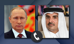 Rusya Devlet Başkanı Putin ve Katar Emiri Al Thani telefonda görüştü