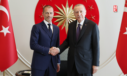 Cumhurbaşkanı Erdoğan, UEFA Başkanı Ceferin ile görüştü