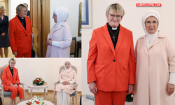 Emine Erdoğan, İsveç Başbakanı Kristersson’un eşi Birgitta Ed ile görüştü...