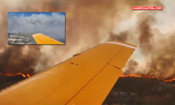 Rodos’ta orman yangınlarına Türk uçaklarından müdahale...