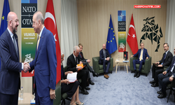 Cumhurbaşkanı Erdoğan, Vilnius'ta Avrupa Konseyi Başkanı Michel ile görüştü