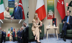 Cumhurbaşkanı Erdoğan, İtalya Başbakanı Giorgia Meloni ile görüştü