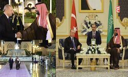 Cumhurbaşkanı Erdoğan, Suudi Arabistan Veliaht Prensi Selman ile bir araya geldi...