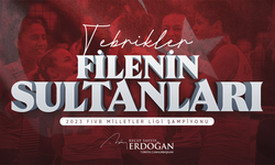 Cumhurbaşkanı Erdoğan'dan 'Filenin Sultanları'na tebrik