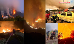 Tenerife Adası'ndaki orman yangınlarında 13 bin kişi tahliye edildi...