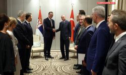 Cumhurbaşkanı Erdoğan, Macaristan'da Sırbistan Cumhurbaşkanı Vucic ile görüştü