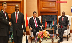 Çin Devlet Başkanı Cinping, Güney Afrikalı mevkidaşı Ramaphosa ile görüştü...